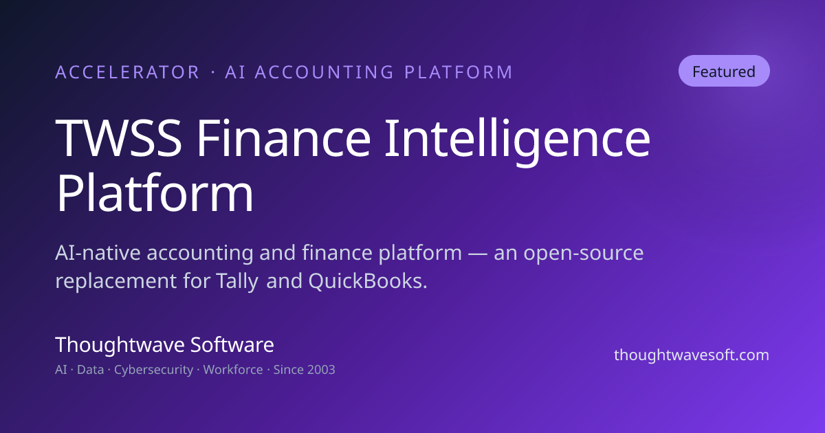 TWSS Finance Intelligence Platform — AI Accounting Platform ...