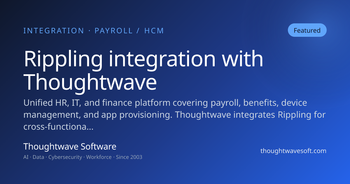 Rippling Integration | Thoughtwave | Thoughtwave Software & Solutions